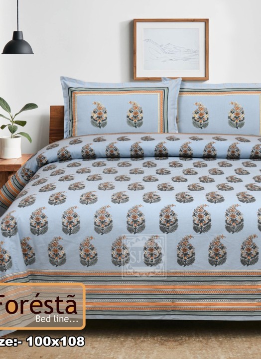 Foresta Double Bed Bedsheet-18